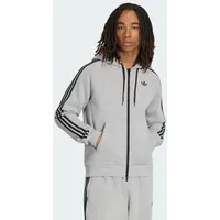 adidas Adicolor Over The Hood Stripes Kapuzensweatshirt Herren Medium Grey Heather XL