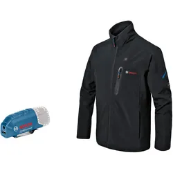 Bosch Beheizbare Jacke GHJ 12+18V XA mit Akkuadapter schwarz S - 06188000DX - schwarz