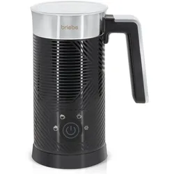 Briebe Elegance Milchaufschäumer Erhitzer Kalt-/Heißschaum 130ml, Warme Milch 300ml, MF1172BLK, Schwarz, 500W