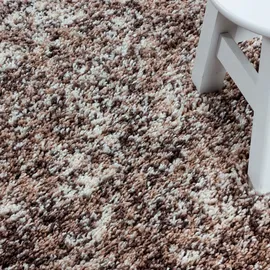Ayyildiz Hochflorteppich Enjoy 4500 Beige Ø 200 cm
