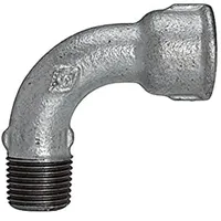 Riegler Bogen 1, lang, 90°, IG/AG, Rp/R 1/4, schw.