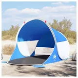 vidaXL Strandzelt Azurblau Pop-Up Wasserdicht