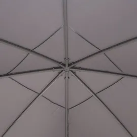 LECO Milena 3,3 x 3,3 m inkl. Seitenteile grau