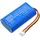 Techtek Akku 2600 mAh Blau für FrSky Horus X10/X10S/X10S Expres/X7