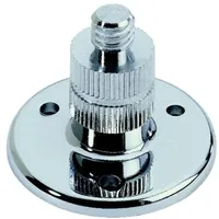 Adam Hall Stands D921 - Schwanenhals Montagegrundplatte, 3/8" Gewinde, Stahl, silber