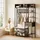 Vevor Multifunktionale Flurgarderobe 120 x 40 x 180 cm Braun