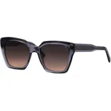 Marc O'Polo Sonnenbrille MARC O'POLO "Modell 506240", Damen, schwarz (blau, transparent), durchscheinend, leicht glänzend, Sonnenbrillen Sonnenbrille, Form Butterfly, Logoschriftzug auf Bügel, Kunststofffassung