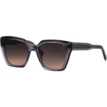 Marc O'Polo Sonnenbrille MARC O'POLO "Modell 506240", Damen, schwarz (blau, transparent), durchscheinend, leicht glänzend, Sonnenbrillen Sonnenbrille, Form Butterfly, Logoschriftzug auf Bügel, Kunststofffassung