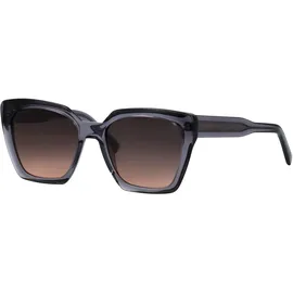 Marc O'Polo Sonnenbrille MARC O'POLO "Modell 506240", Damen, schwarz (blau, transparent), durchscheinend, leicht glänzend, Sonnenbrillen Sonnenbrille, Form Butterfly, Logoschriftzug auf Bügel, Kunststofffassung