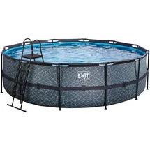 EXIT TOYS Stone Pool 488 x 122 cm inkl. Sandfilterpumpe