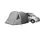 Easy Camp Eidfjord Tunnel-Busvorzelt 340 x 310 cm Grau