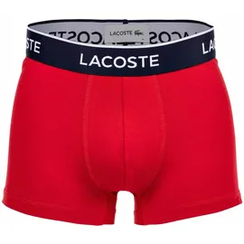 Lacoste Boxershorts 3er Pack Blau / Rot L