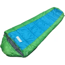 Schlafsack Junior Mumienschlafsack für Kinder+Jugend Kinderschlafsack blau|grün No Size