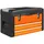 Homcom Werkzeugkasten mit Schublade 49,7 x 25,3 x 28,9 cm orange