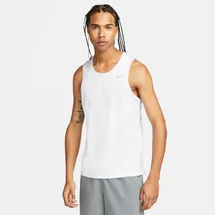 Nike Dri-FIT Miler Lauf-Tanktop Herren 100 white/reflective silv XL