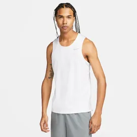Nike Dri-FIT Miler Lauf-Tanktop Herren 100 white/reflective silv XL