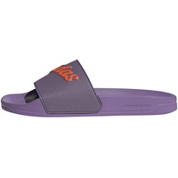 adidas Adilette Shower Slides, Shadow Violet Impact Orange Violet Fusion, 38 EU