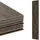 Relaxdays PVC Bodenbelag selbstklebend, 7,5m2/54 Stück, Holzoptik, Bad, Küche, Klebefliese 91x15 rutschfest, dunkelbraun