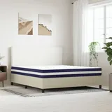 vidaXL Matratze Taschenfederkern Mittelfest 180x200 cm