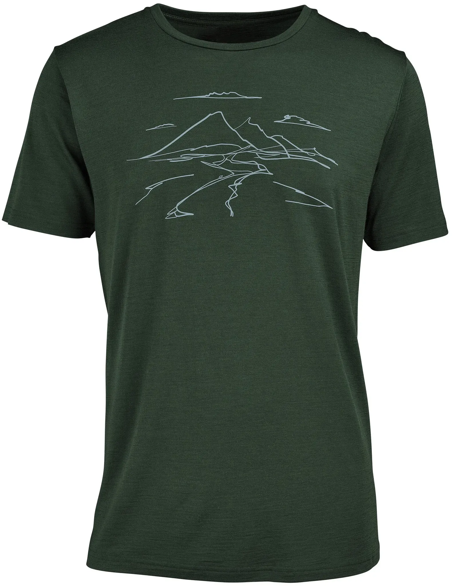 Ivanhoe T-Shirt Underwool Ceasar Mountain, rifle green, L
