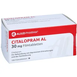 Citalopram AL 30 mg Filmtabletten 100 St