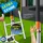 Kesser Trampolin 305 cm inkl. Sicherheitsnetz, Leiter und Randabdeckung Orange