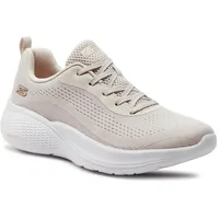 117550-NAT SKECHERS Schuh Damen Farbe Natürliche Memory Foam Mit Lace Bobs