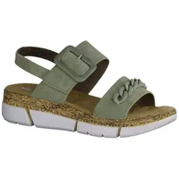 Rieker Damen Sandalen in grün, Gr.: 40