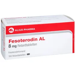 Fesoterodin Al 8 Mg Retardtabletten 100 St
