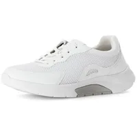 Gabor Damen Low-Top Sneaker, Frauen Halbschuhe,Sportschuhe,Freizeitschuhe,Turnschuhe,Laufschuhe,schnürschuhe,schnürer,Weiss,42.5 EU / 8.5 UK - 42.5 EU