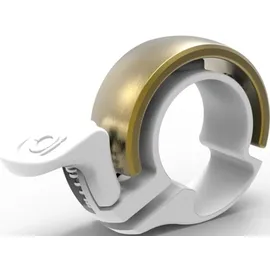 Knog Oi Classic Fahrradklingel S 22,2 mm weiß/messing