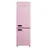 SP A++ Retro-Kühl-Gefrierkombination (249 l, 1775 mm hoch, Rosa)