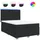 vidaXL Boxspringbett 140 x 200 cm Schwarz