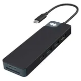 Hyper Hyper® HyperDrive Flex 8 Dockingstation USB-C Hub schwarz