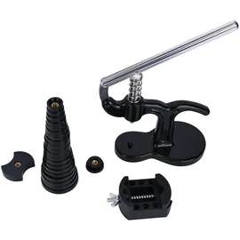 casativo Profi Uhren Einpresswerkzeug 17 tlg., Reparatur Werkzeug für Uhren inkl. 12 Druckplatten, ideal für den Batteriewechsel