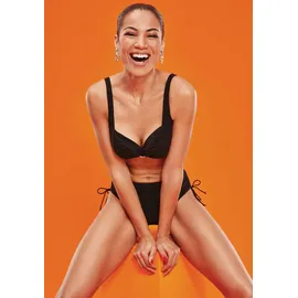 Rosa Faia Bügel-Bandeau-Bikini-Top Damen Schwarz 42 Cup C
