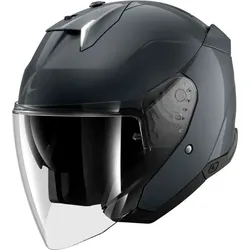 Shark Skwal i3 Jet Blank, Jethelm - Dunkelgrau - XS