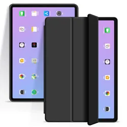 eSTUFF DENVER Folio Case iPad Air 11 2024. Black PU leather front