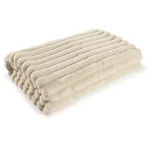Magma Heimtex Raya Kuscheldecke 140 x 200 cm Beige