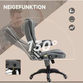 Vinsetto Massagesessel grau