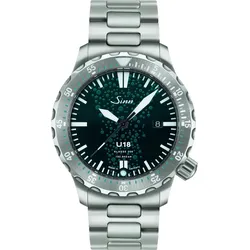 Sinn Taucheruhren U18 Limited Edition" 1028.010" - blau,grün - 44mm