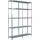 SCHULTE Regalwelt Schulte Set 1 Steckregal und 1 Anbauregal Verzinkt 200 cm x 140 cm x 35 cm