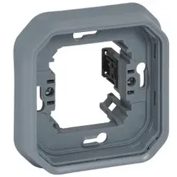 Legrand 069682L Plexo New FRUP 1-fach Tragring mit Krallen, in der Farbe: Grau