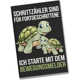 speecheese Schrittzähler für Fortgeschrittene - Schildkröte Souvenir Souvenir Magnet