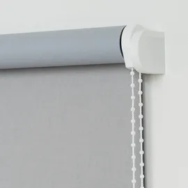 LIEDECO Seitenzugrollo Uni 162 x 180 cm verdunkelnd hellgrau