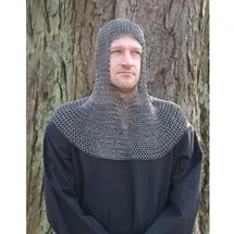 Battle Merchant Ulfberth Ritter-Kostüm Kettenhaube Erwachsene Einheitsgröße