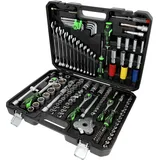 KS Tools COMPETITION 1/4"+3/8"+1/2" Steckschlüssel-Satz, 132-tlg, KFZ-Spezial
