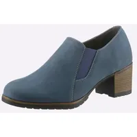 Heine Hochfrontpumps in blau | Gr.: 42
