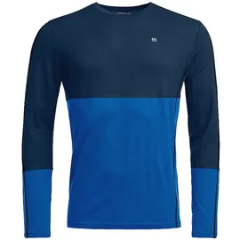 Ortovox 185 Rock'N'Wool Long Sleeve Herren Blau XL