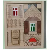 Ebert Holzbaukasten Residenz 49 Teile Erzgebirge